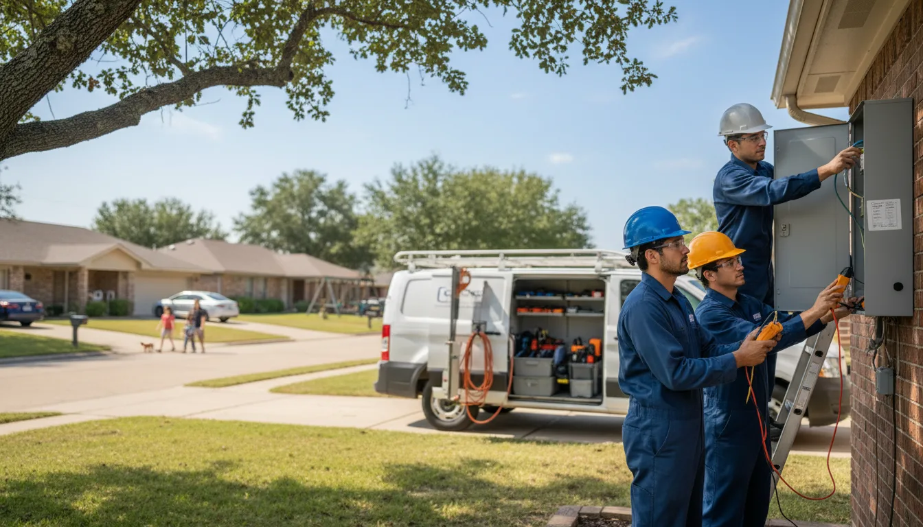 Certified electrician providing emergency electrical services in Glen Saint Mary, FL